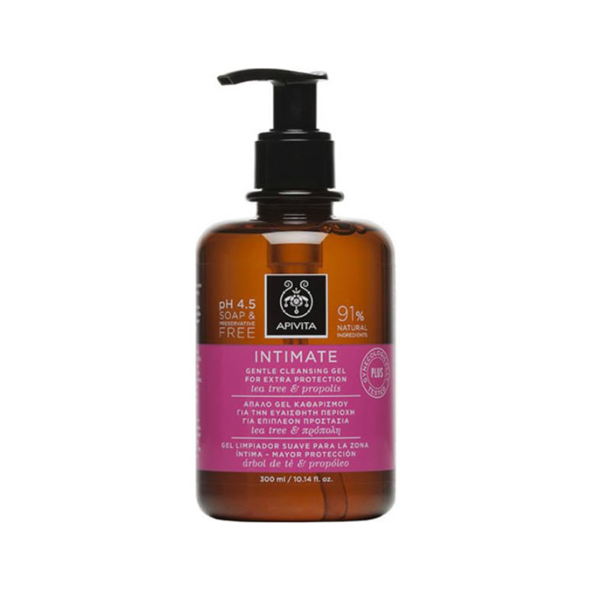 Apivita Gentle Cleansing Gel For The Intimate Area Extra Protection 300Ml