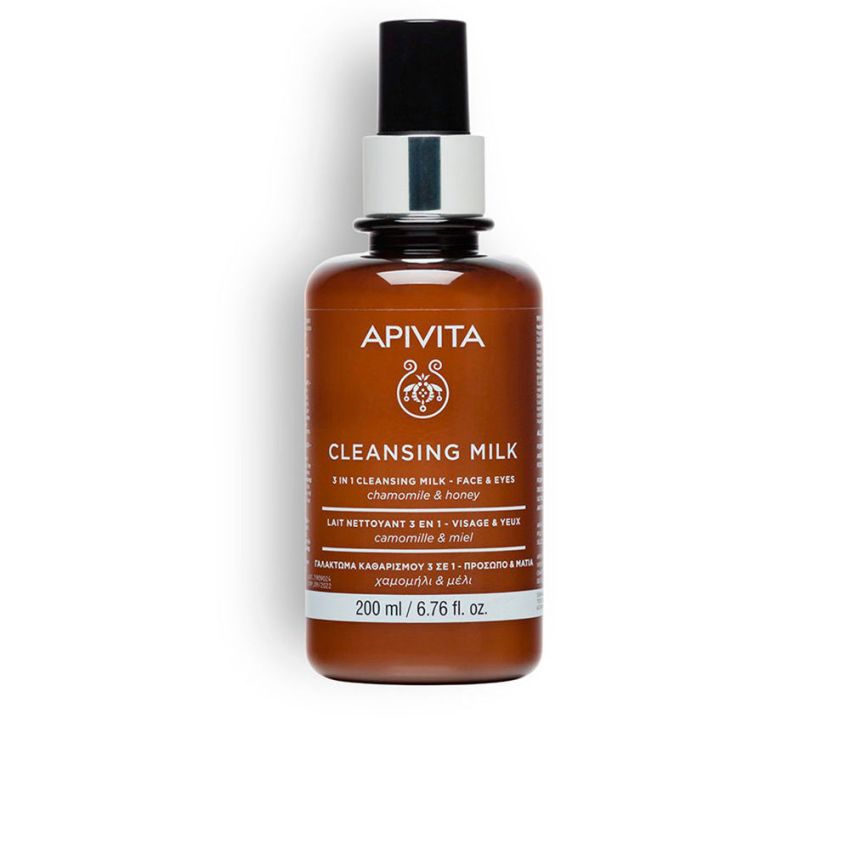 Lait Nettoyant 3 En 1 Visage Et Yeux - Nettoyant Et Démaquillant Visage - 200 Ml