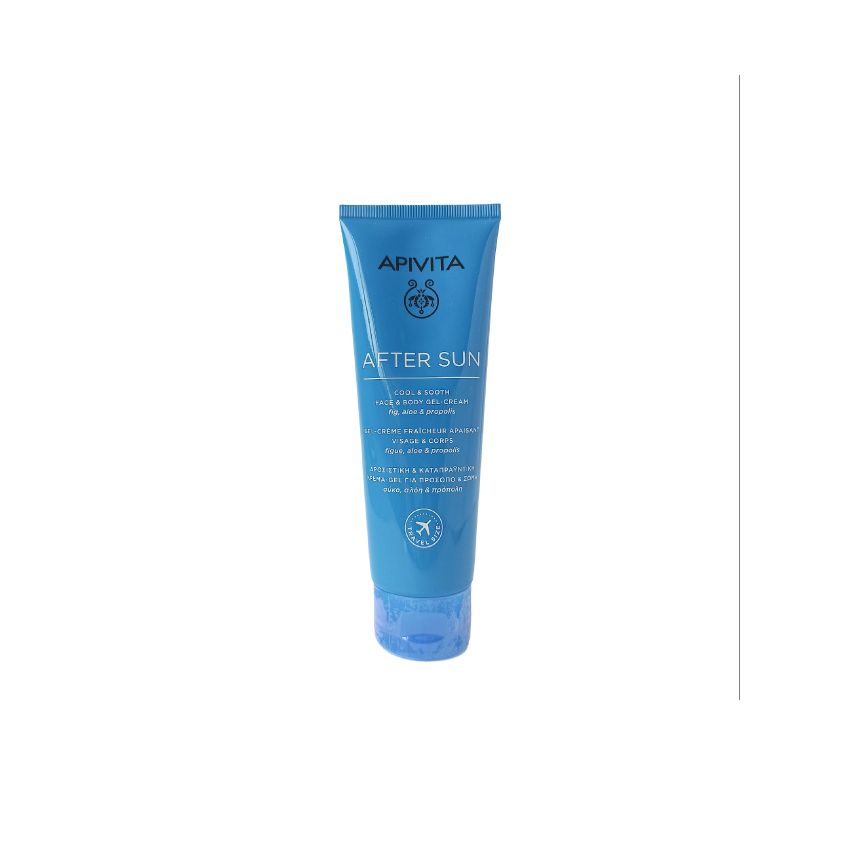 Apivita After Sun Refreshing & Soothing Cream-Gel For Face & Body 100Ml