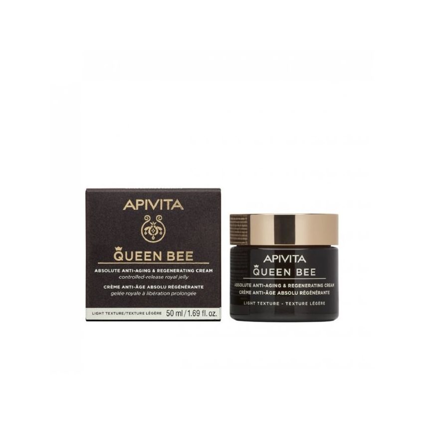 Crème Régénérante Anti-Âge Absolute Queen Bee À La Gelée Royale, Propolis Et Miel - Queen Bee Crema Regeneradora Antiedad Absoluto Con Jalea Real, Propóleo Y Miel 50 Ml