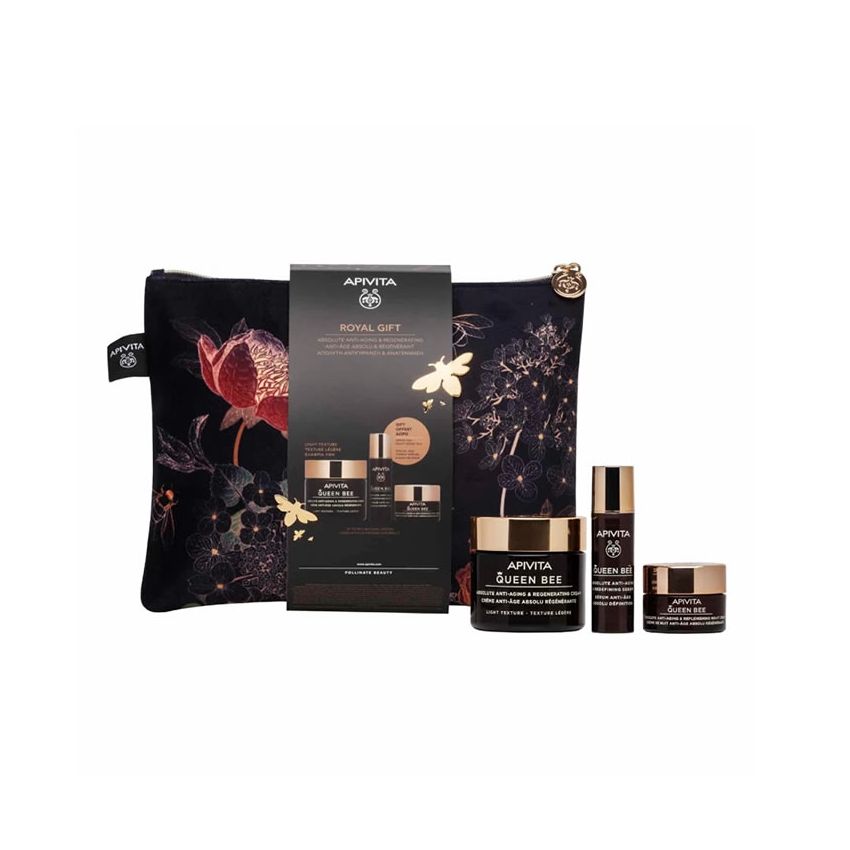Apivita Queen Bee Holistic Anti-Aging Cream 50Ml Set 3 Pieces