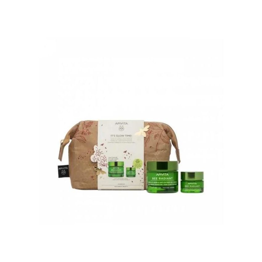 Coffret 2 Produits Apivita Bee Radiant Gel-Crème 50Ml