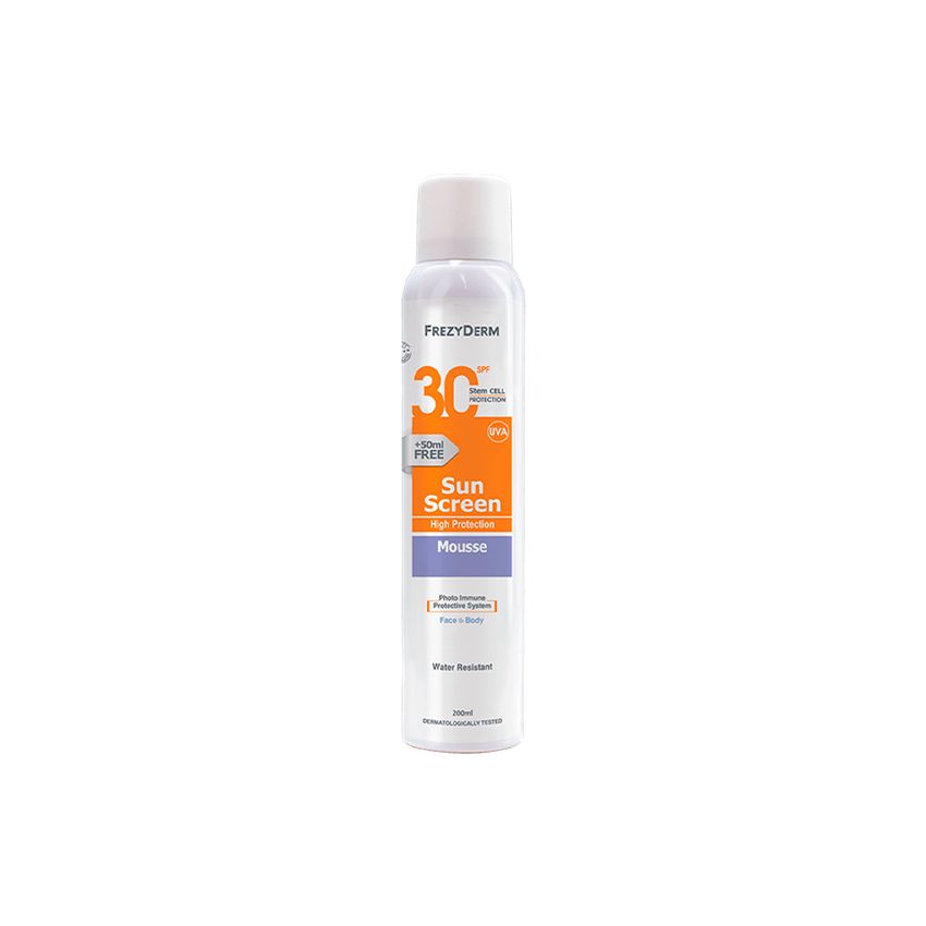 Frezyderm Mousse Écran Solaire Spf30+ 200Ml