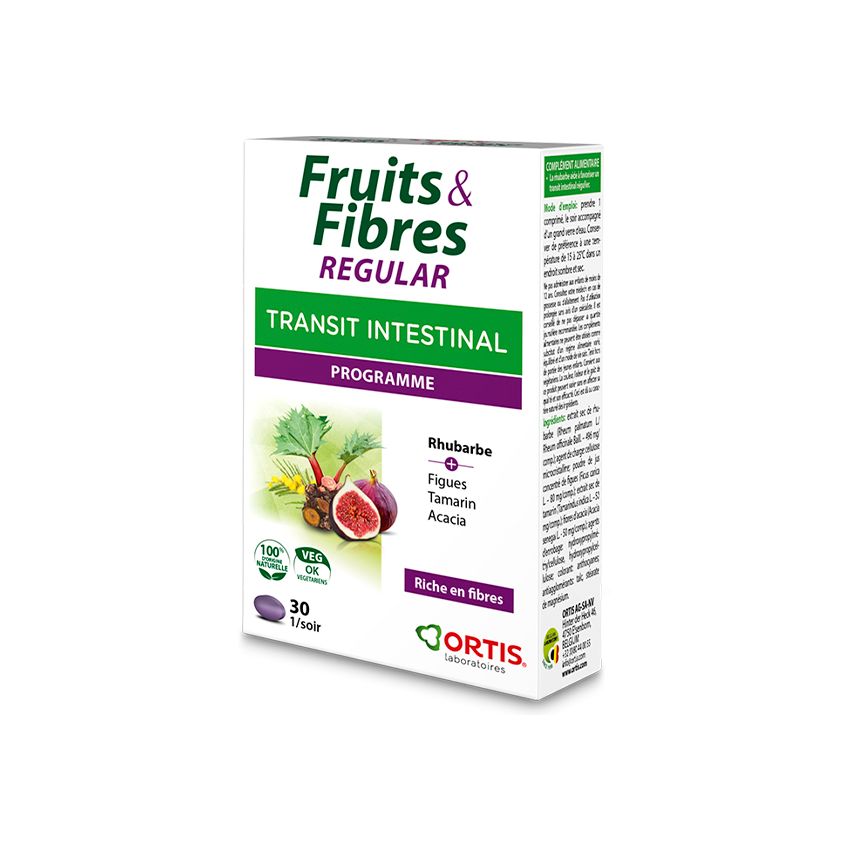 Ortis Fruits Et Fibres 30 Comprimés