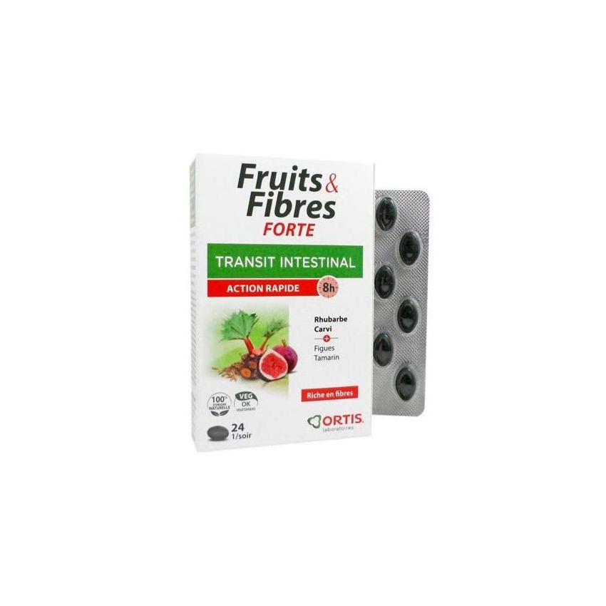 Ortis Fruits Et Fibres Forte 24 Comprimés