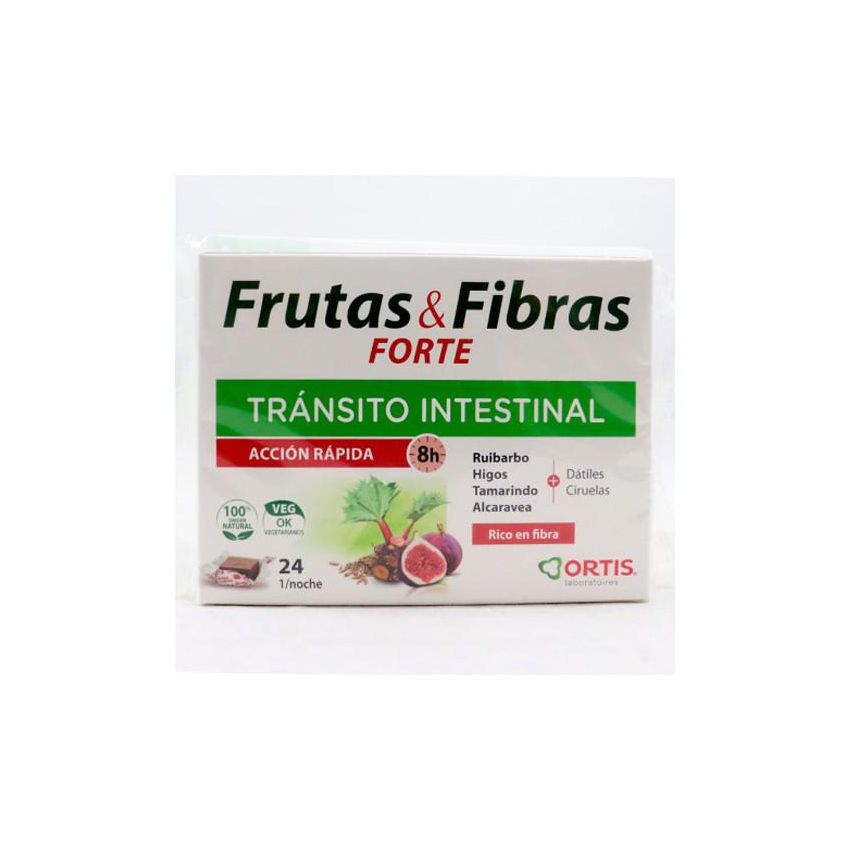 Ortis Fruits Y Fibres Fortes 24Cubes