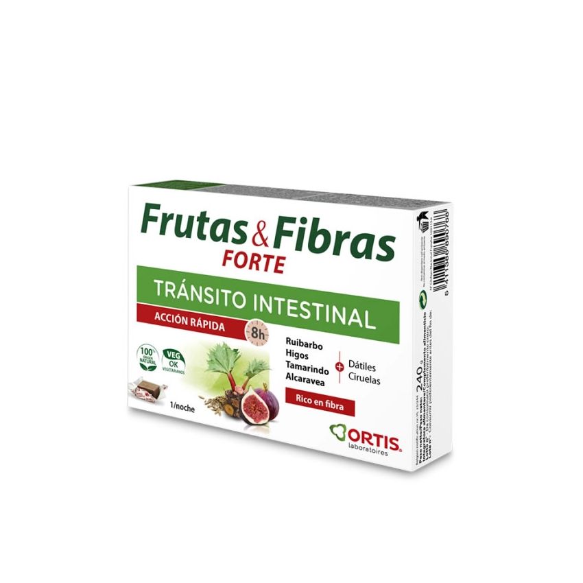 Ortis Fruit And Fibre Intestinal Transit Forte 12 Cubes