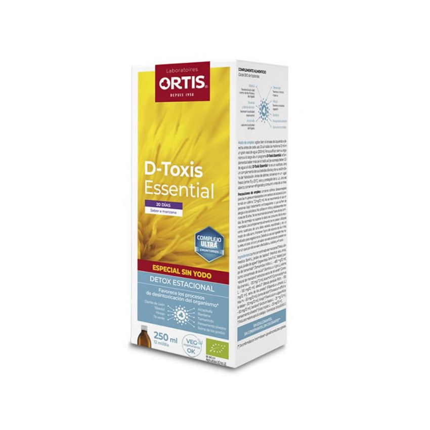 Ortis D-Toxis Essential Iodine Free Apple Bio 250Ml
