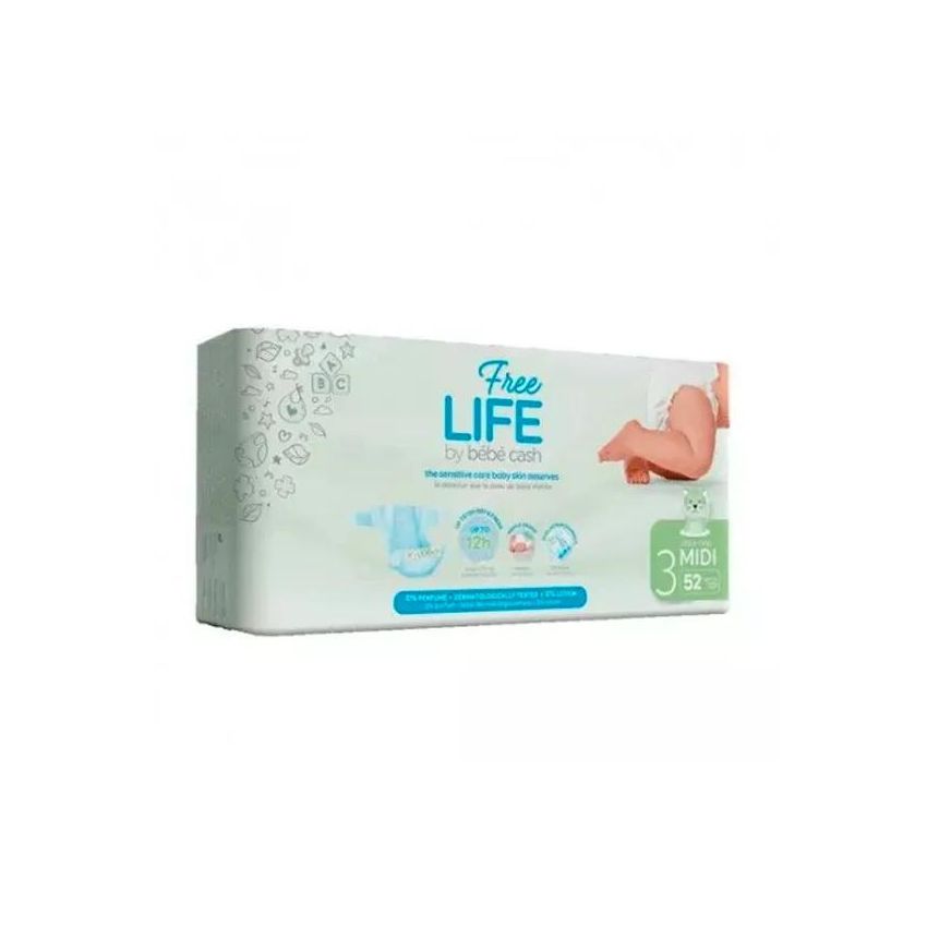 Freelife Couche-Culotte Baby Cash 3 4-9Kg 52U