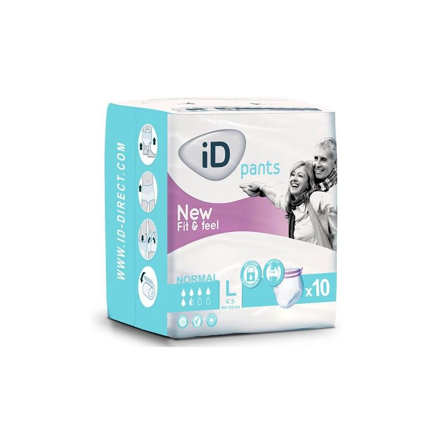 Id Pants Normal Fit Y Feel L Grande 10 Unidades