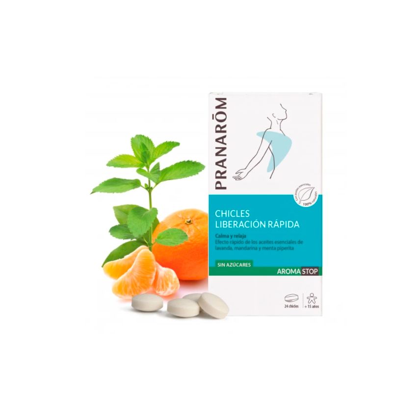 Pranarom Aromastop Quick Release Chewing Gum 24U