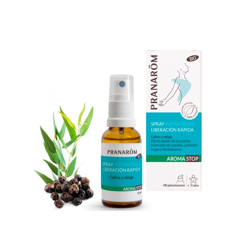Pranarom Aromastop Rapid Release Instant Spray 15Ml