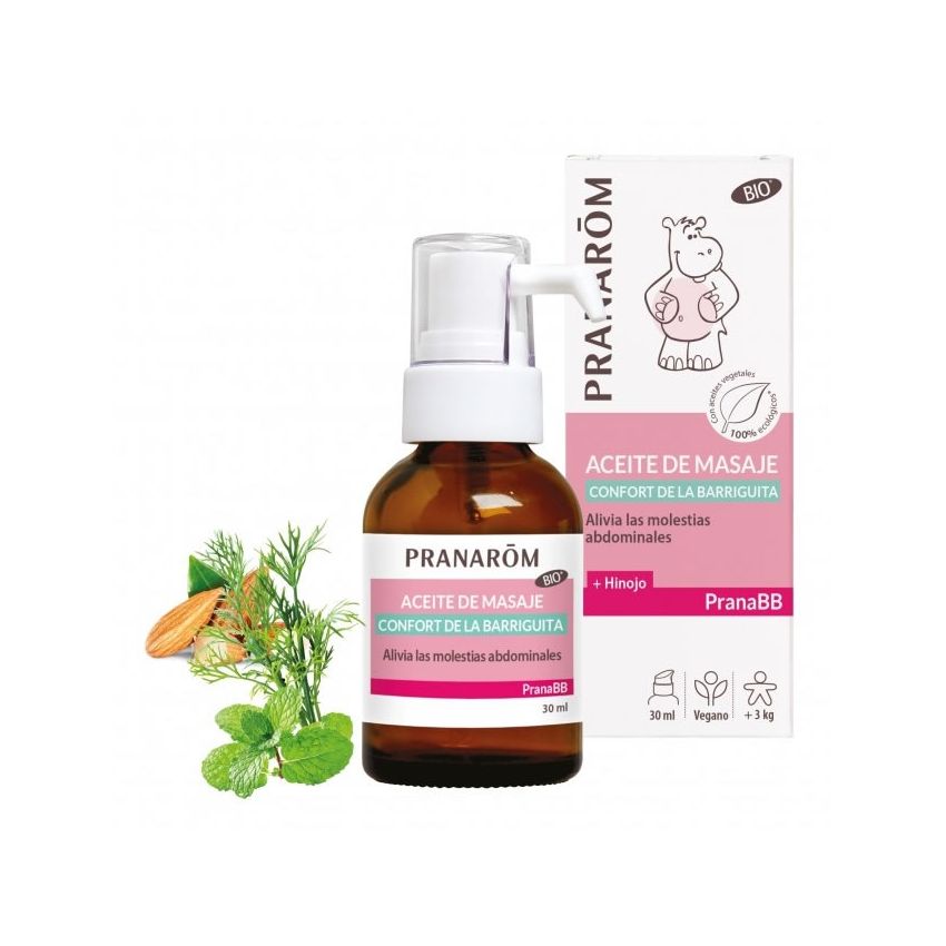 Pranarom Huile De Massage Confort Ventre 30Ml