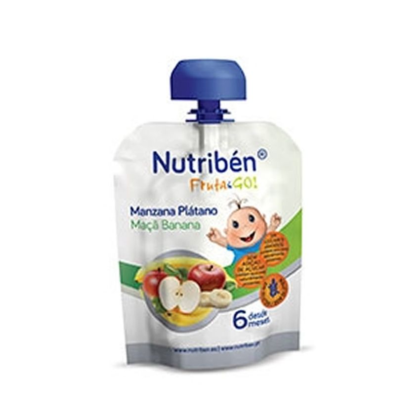 Nutriben Fruit & Go Pomme Et Banane 90G