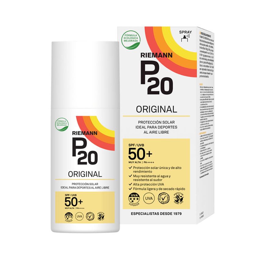 Riemann P20 Spray De Protection Solaire Spf50+ 175Ml