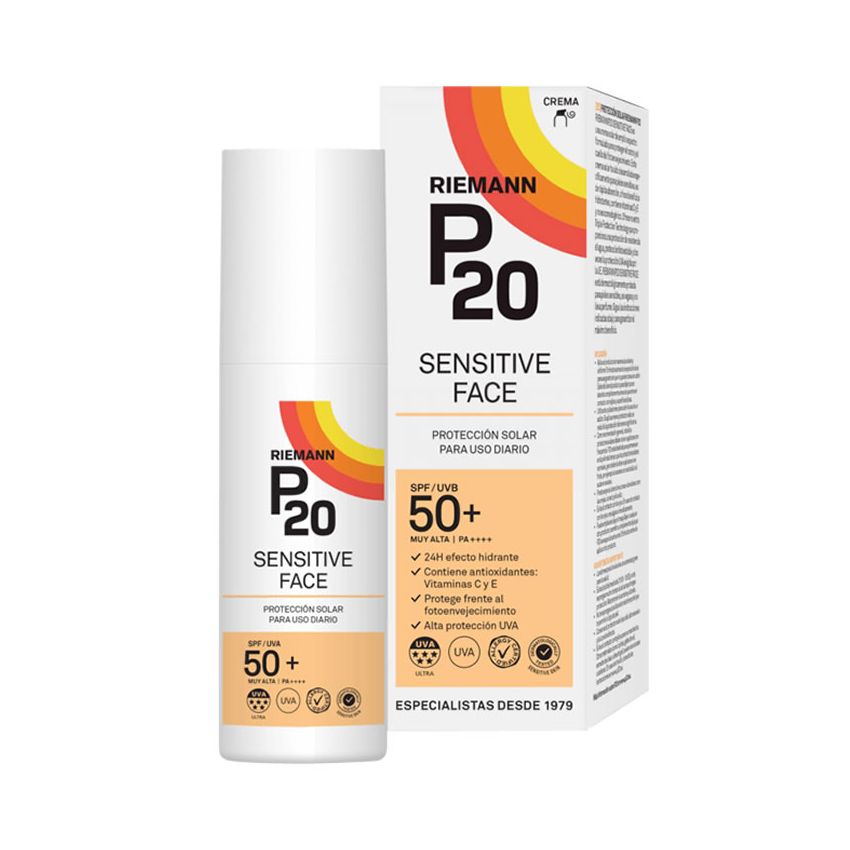 Riemann P20 Protección Solar Face Sensitive Spf50+ 50G