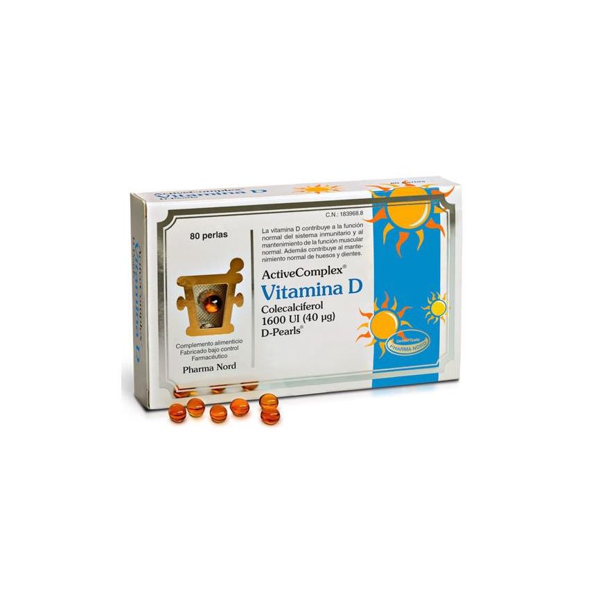 Active Complex Vitamin D 1600Ui. 80 Pearls