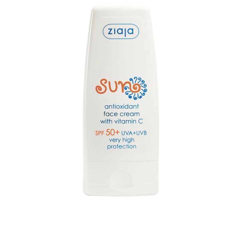 Sun Crème Visage Antioxydante Spf50+ À La Vitamine C - 50 Ml