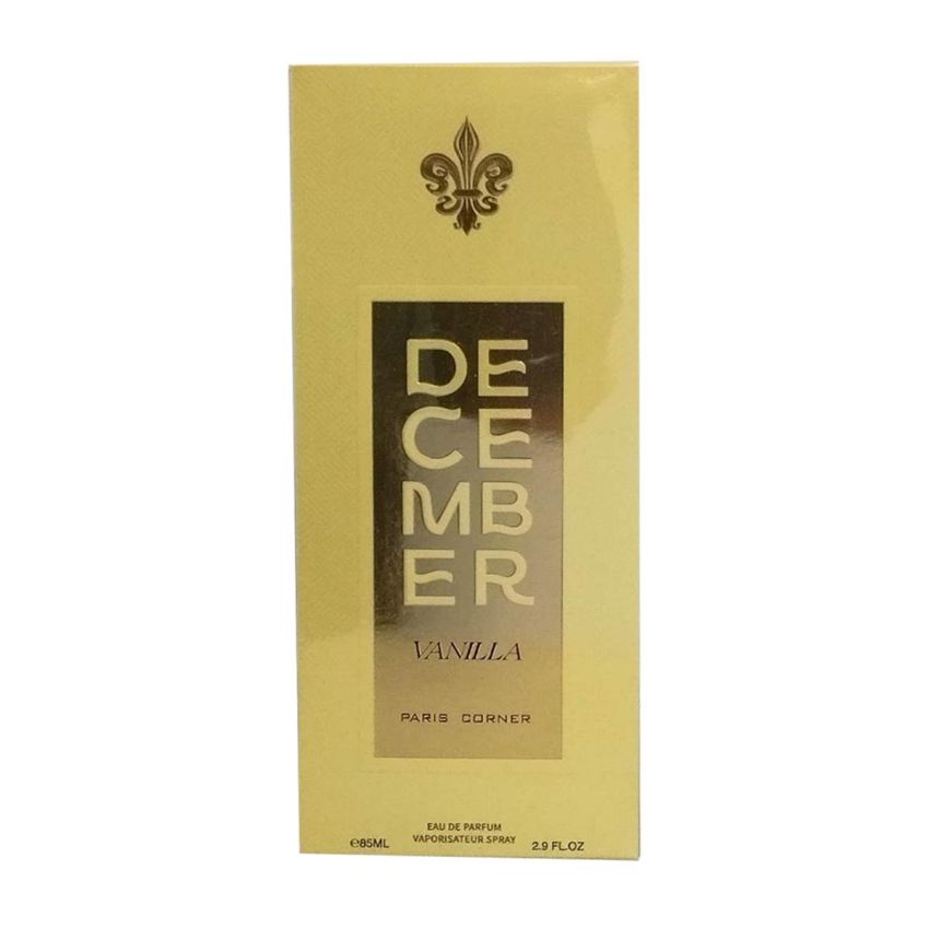 Paris Corner December Vanilla Eau De Parfum 85Ml Spray