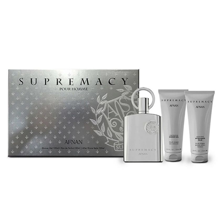 Afnan Supremacy Eau De Parfum 100Ml Balsamo After Shave 100Ml Gel De Baño 100Ml