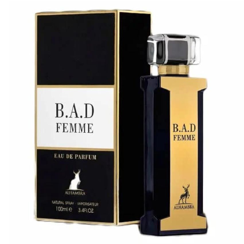 Lattafa B A D Femme Eau De Parfum 100Ml Spray