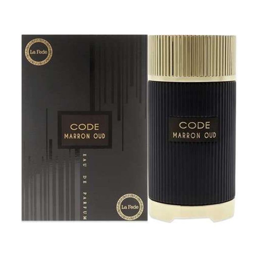 Khadlaj Perfumes La Fede Code Marron Oud Eau De Parfum 100Ml