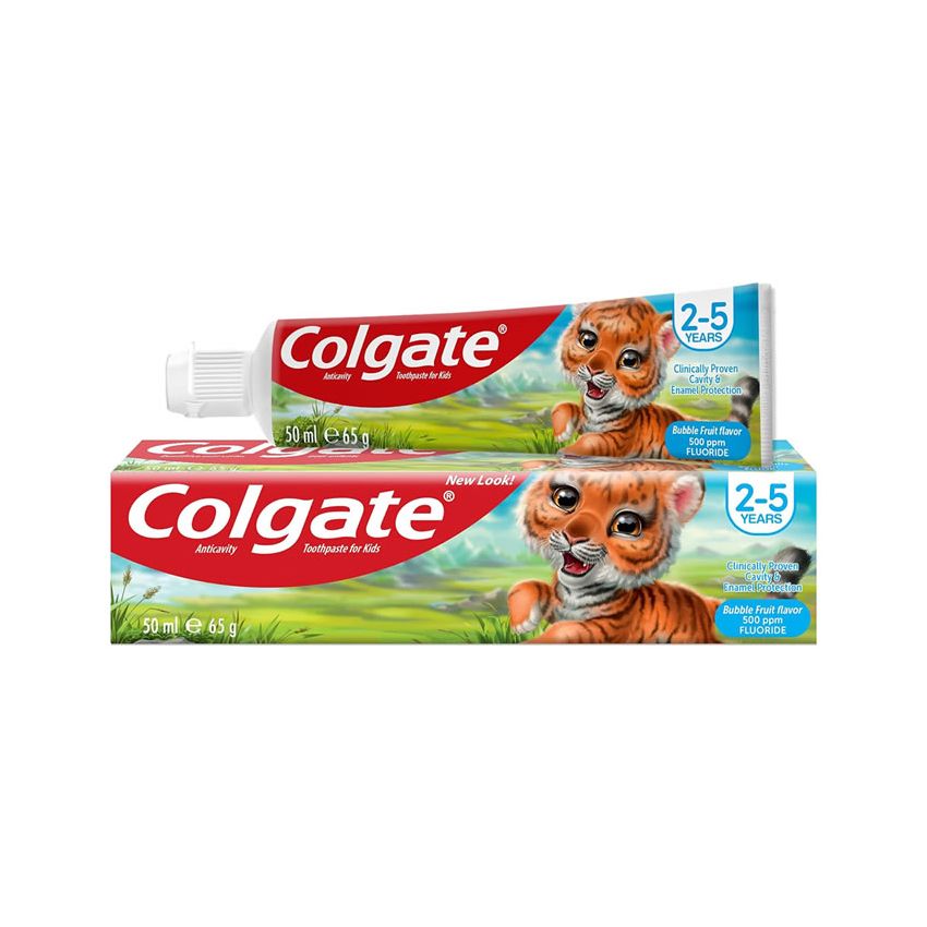 Colgate Toothpaste  Bubble Fruit Kids 2-5 Years 50Ml