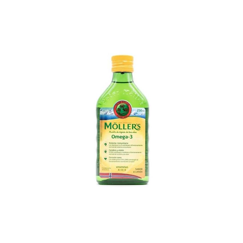 Mollers Möller'S Huile De Foie De Morue Aromatisée Au Citron 250Ml