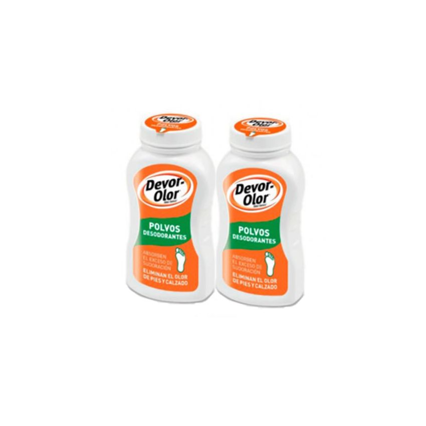 Devor Olor Déodorant En Poudre Pieds Secs 2X100G