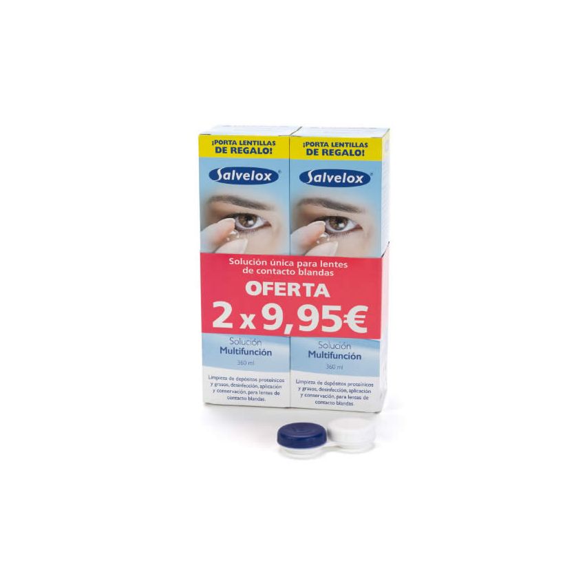 Salvelox Pack Solution Unique Lentilles 2X360Ml
