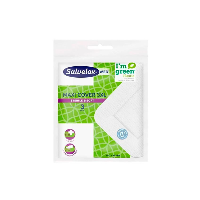 Salvelox Maxi Cover 3 Pansements Stériles 3Xl