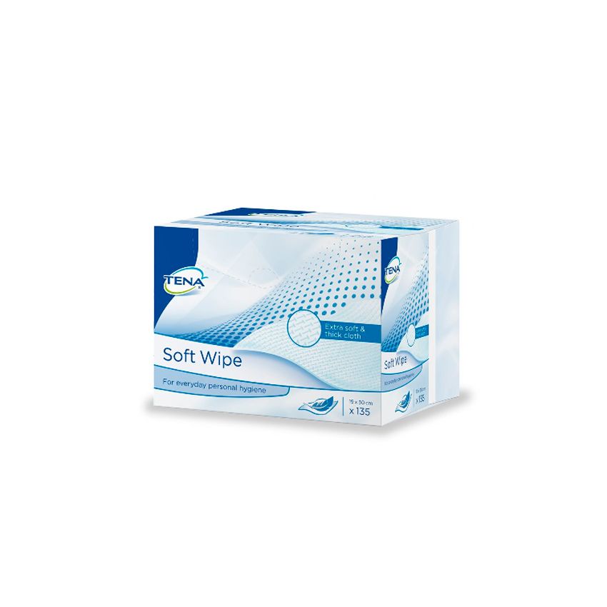 Tena Soft Wipe 19Cmx30Cm 135U