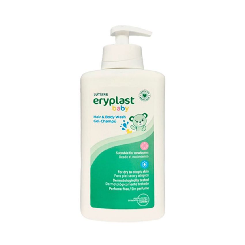 Lutsine Eryplast Gel-Shampooing Bébé Peau Sèche Et Atopique 500 Ml