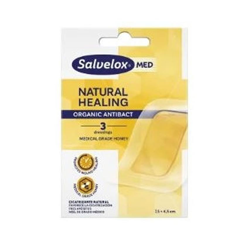 Salvelox Med Natural Healing 3 Pansements 7,5X4,5Cm