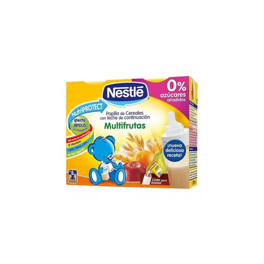 Nestle Nestlé Lait Et Céréales Multifrutas 2X 250Ml