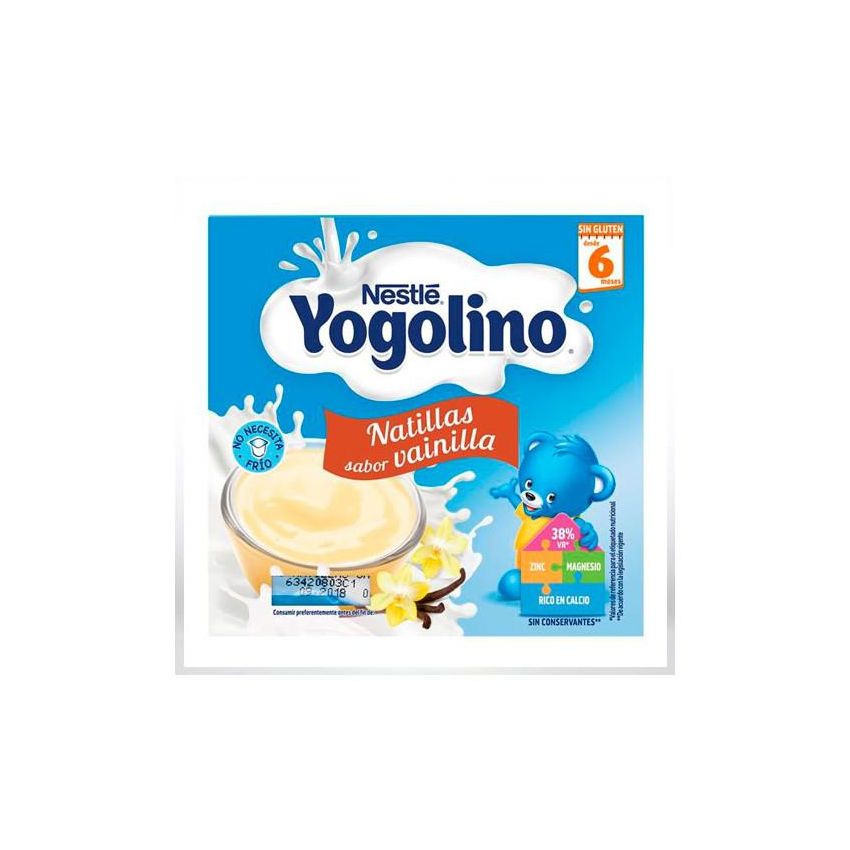 Nestle Nestlé Crème Vanille 6 Mois 4X 100G