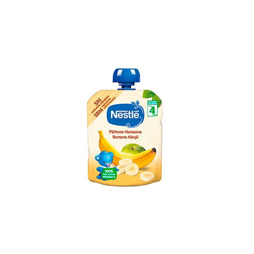 Nestle 3X Nestlé Naturnes Purée Pomme Banane 6 Mois 90G
