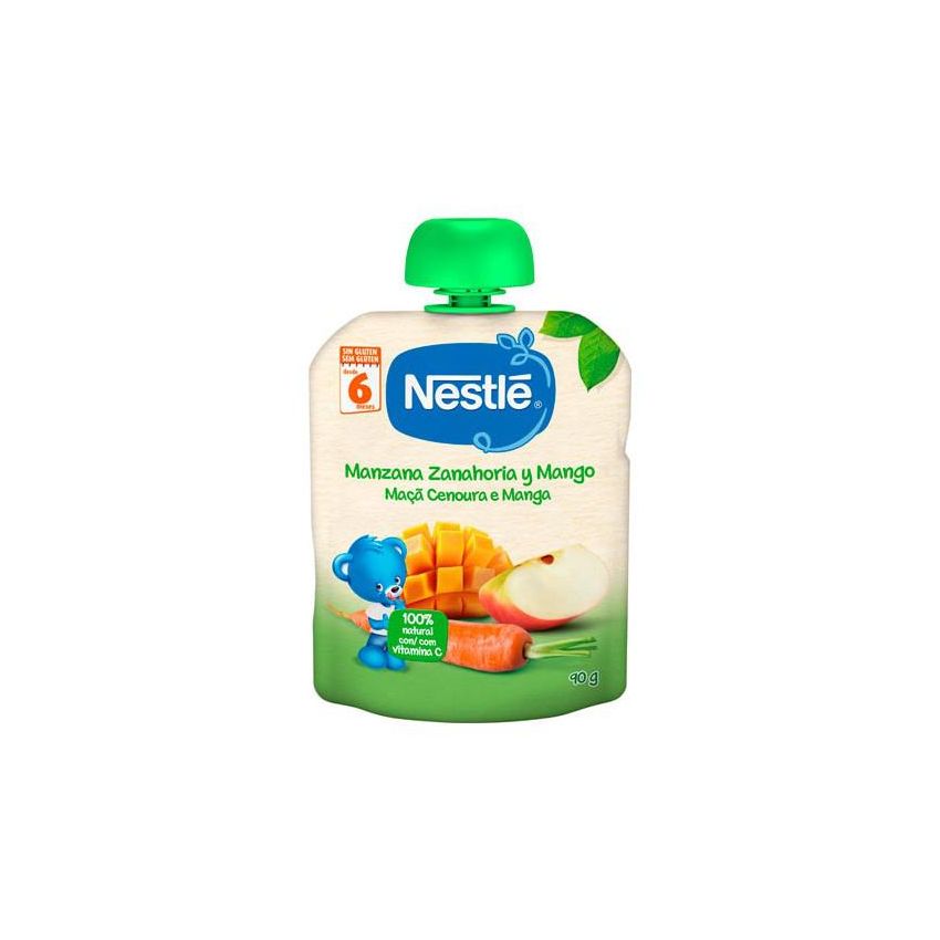 Nestle Naturnes Pomme Carotte Carotte Mangue 90G