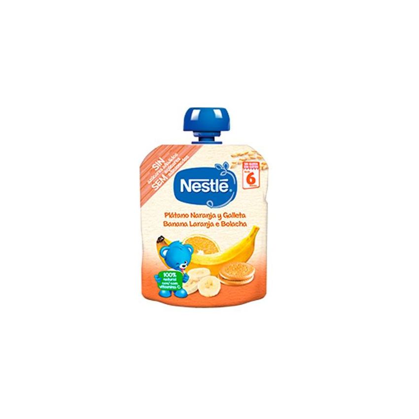Nestle Naturnes Banane - Orange - Biscuit 6M 90G