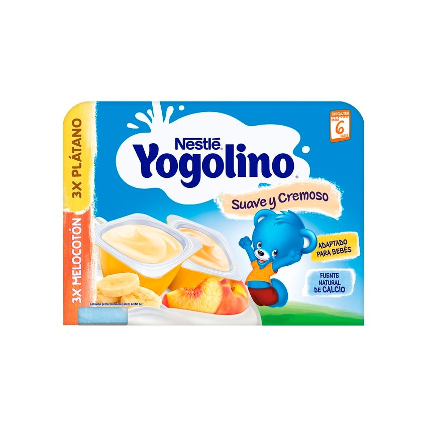 Nestlé Yogolino Banane Et Pêche 6X60G