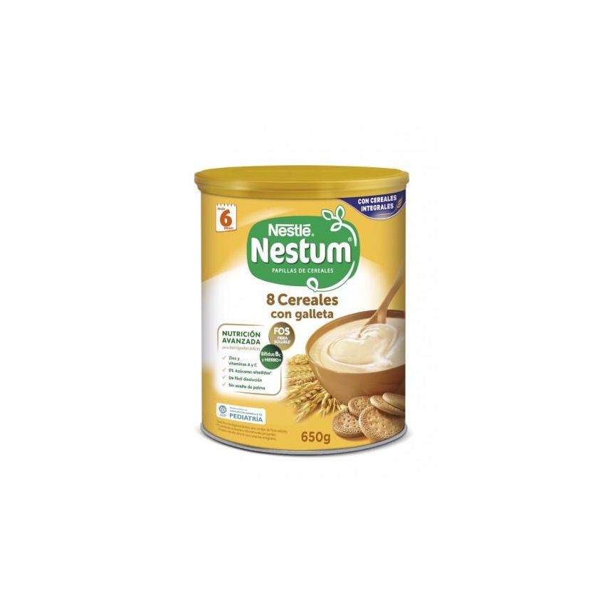 Nestle Nestlé Nestum 8 Céréales Avec Biscuit 650G