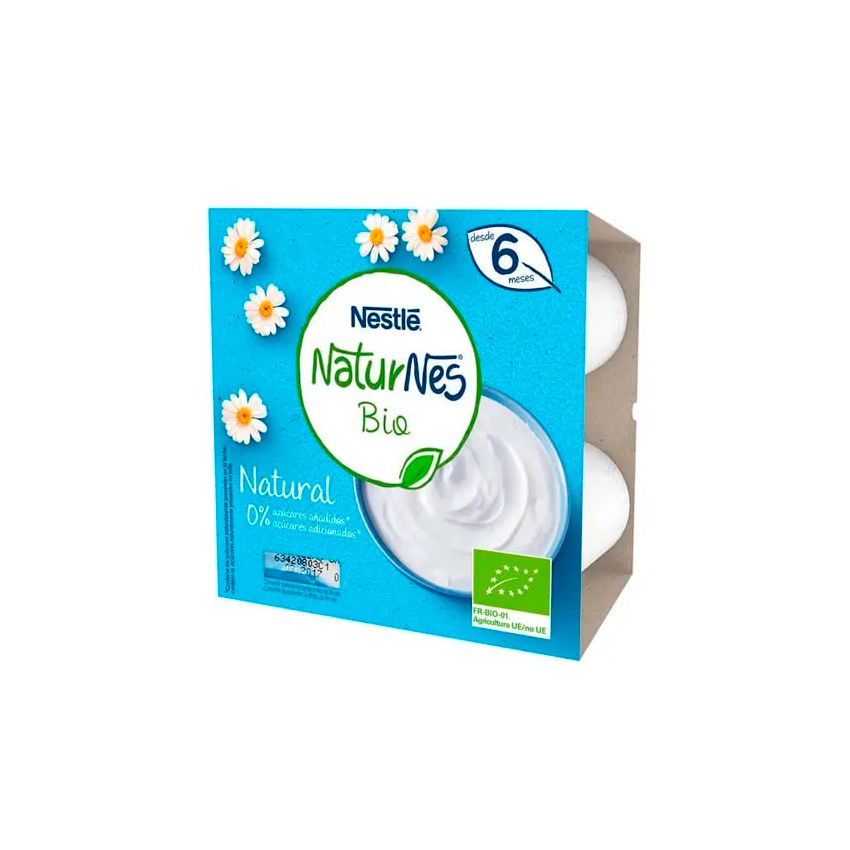 Nestlé Naturnes Bio Natural 4X90G