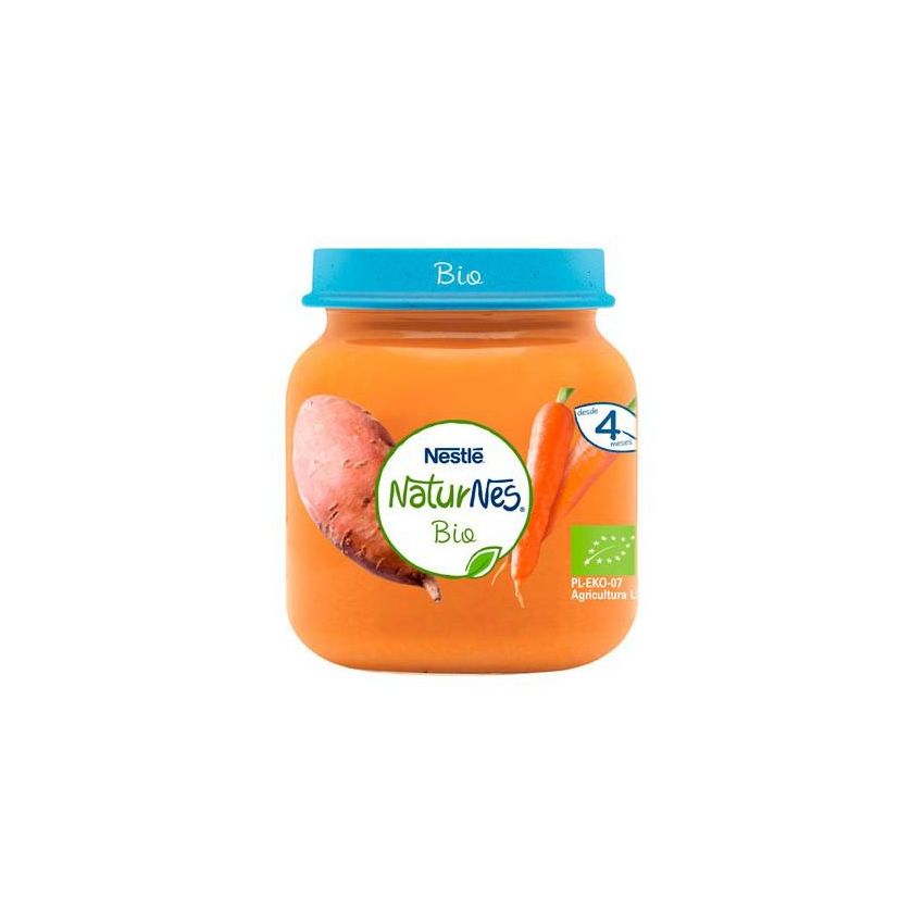 Nestle Nestlé Naturnes Tarrito Zanahoria Y Boniato Bio 4M 125G