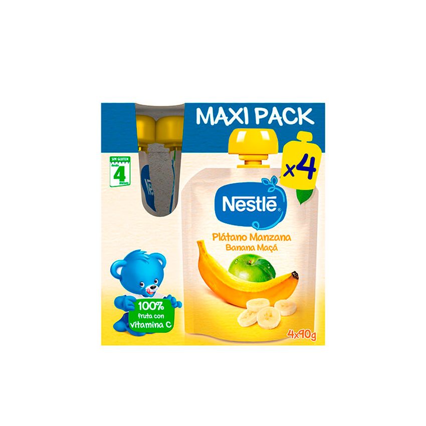 Nestlé Sachet Banane-Pomme 4X90G
