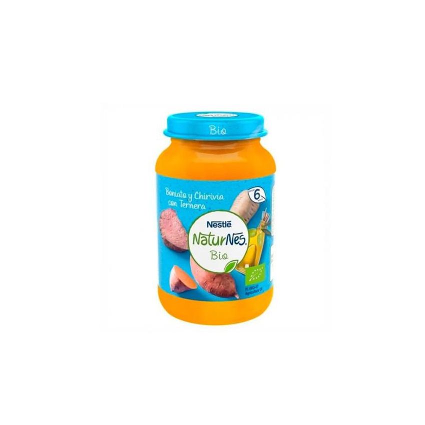 Nestle Nestlé Naturnes Bio Tarrito Boniato Y Chirivía Con Ternera 6M 190G