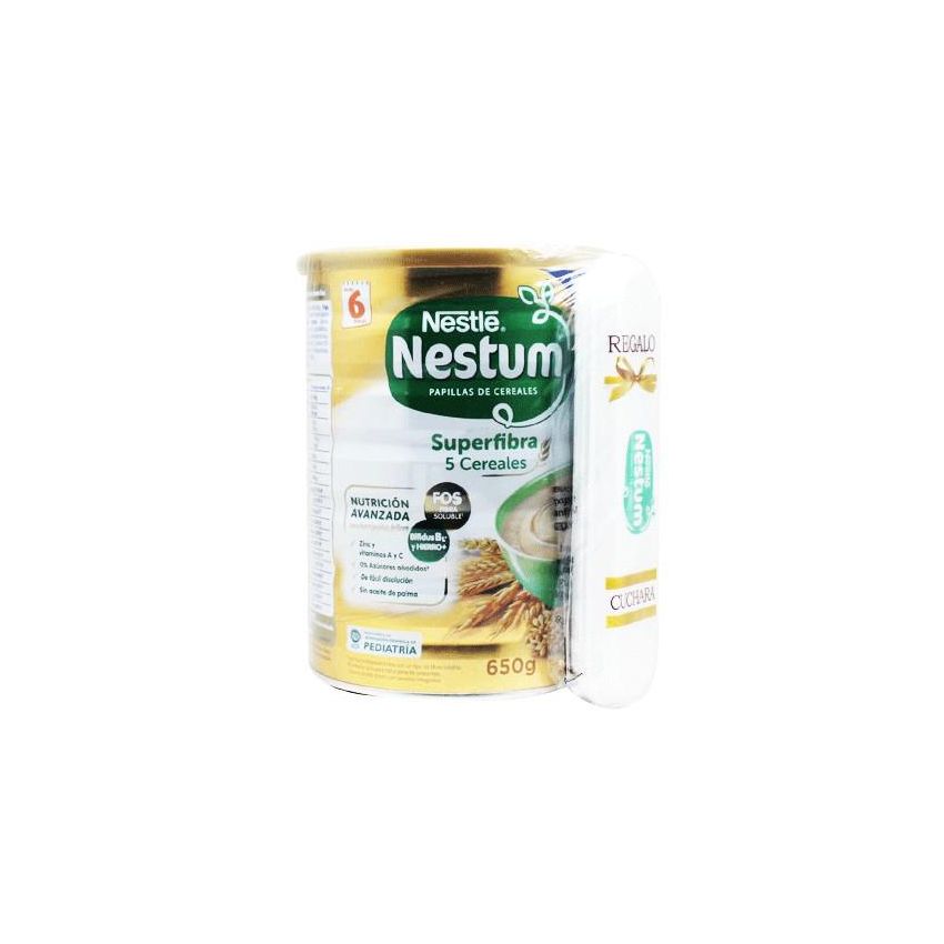 Nestle Nestlé Nestum Superfibra 5 Cereales 650G Regalo Cuchara