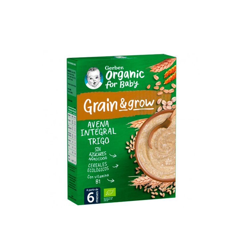 Gerber Porridge De Flocons D'Avoine Wholegrain Et Le Blé 250G