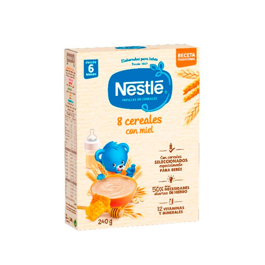 Nestlé Porridge 8 Céréales Avec Miel 240G