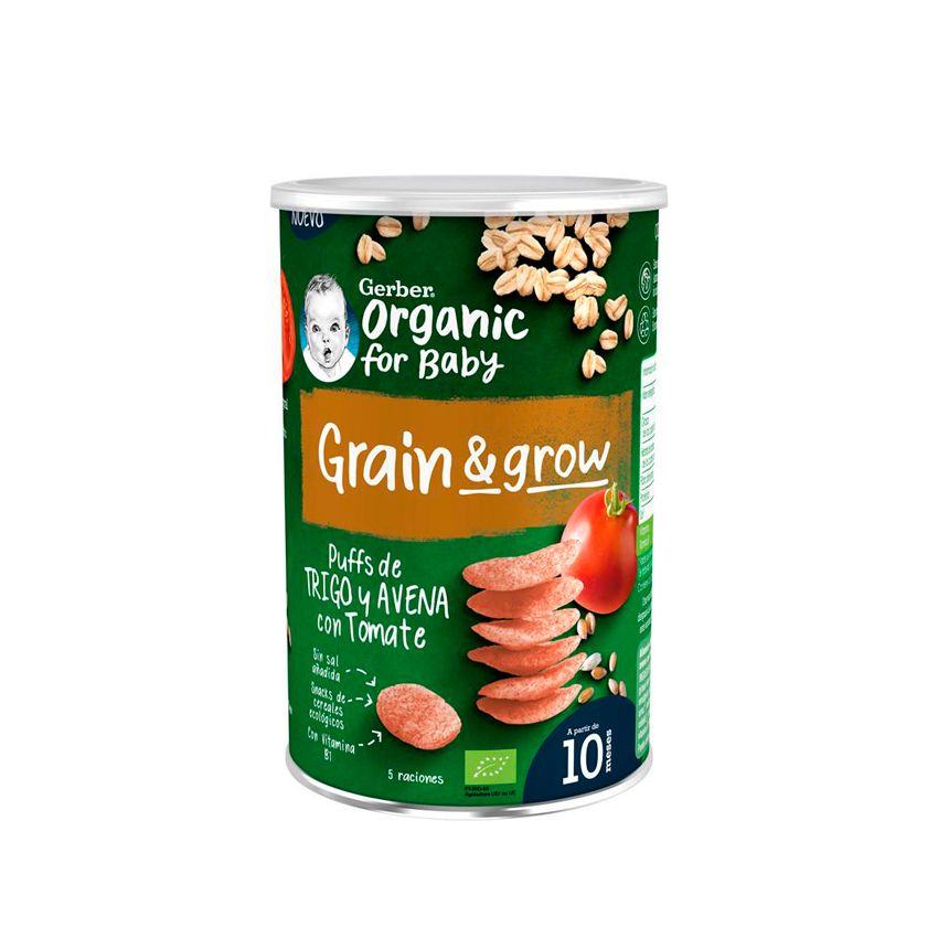 Gerber Snack Organic Céréales Et Tomate 35G