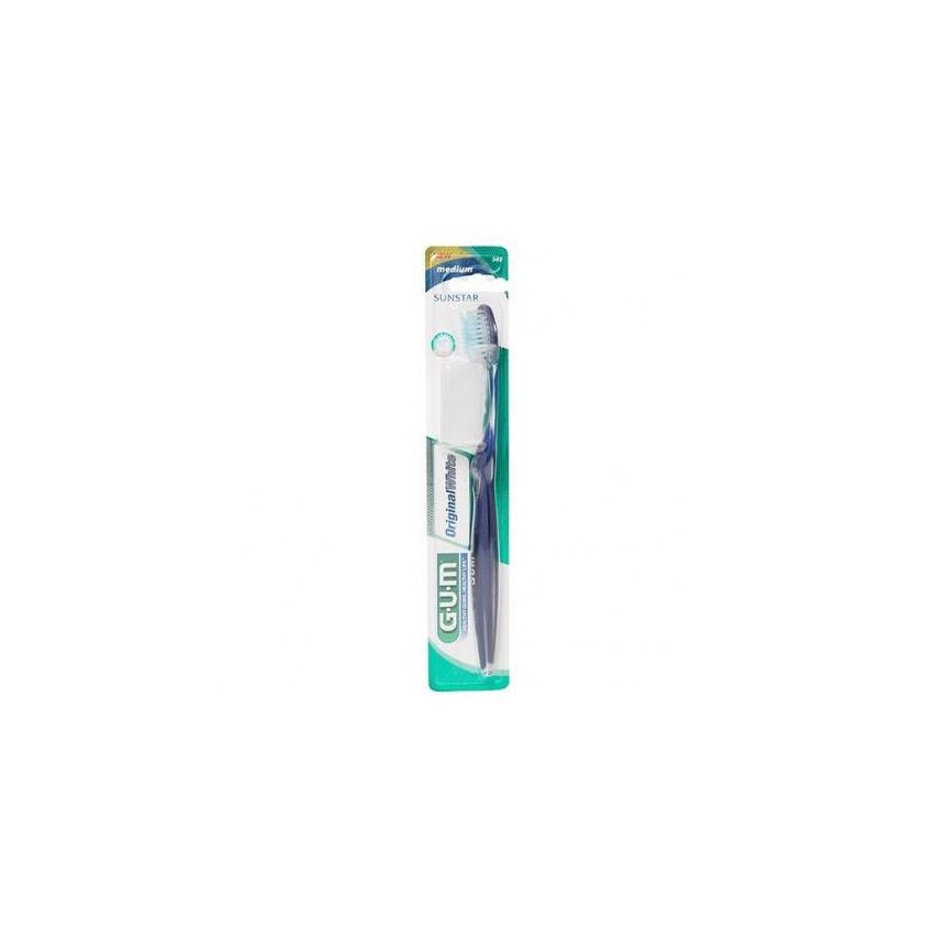 Gum Original White Brosse À Dents Medium Compacte 1 Brosse À Dents